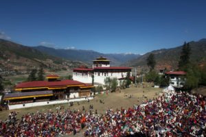 Photo of Paro Tshechu, annual festival held in Paro valley, Bhutan