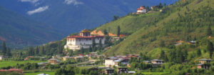 Paro Rinpung Dzong, located in the district of Paro, western Bhutan