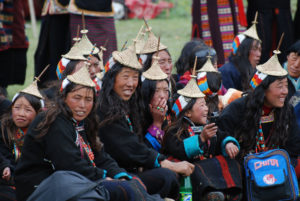 The semi-nomadic people of Laya in Thimphu