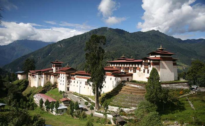 Trongsa Dzong in central Bhutan